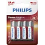 Pilha descartável Philips Power Alkaline Battery LR6P4B/10
