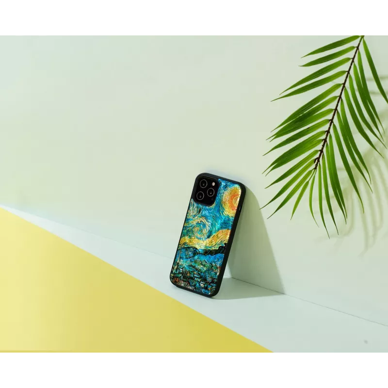 Capa de proteção iKins para Apple iPhone 12 Pro Max — noite estrelada preto