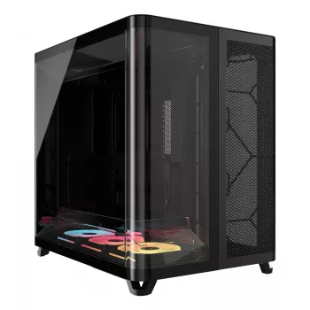 Corsair AIR 5400 LX-R RGB iCUE LINK Midi Tower preto