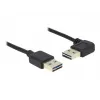 Cabo USB DeLOCK 5m USB 2.0 A macho/macho 90°