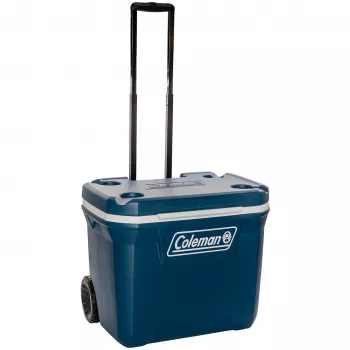 Coleman 50QT Xtreme geleira com rodas, azul, plástico, poliuretano (PU), preto, 47 l, 113 kg