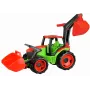 Lena GIGA TRUCKS trator com pá frontal, trator, 3 ano(s), plástico, azul, cinzento, branco