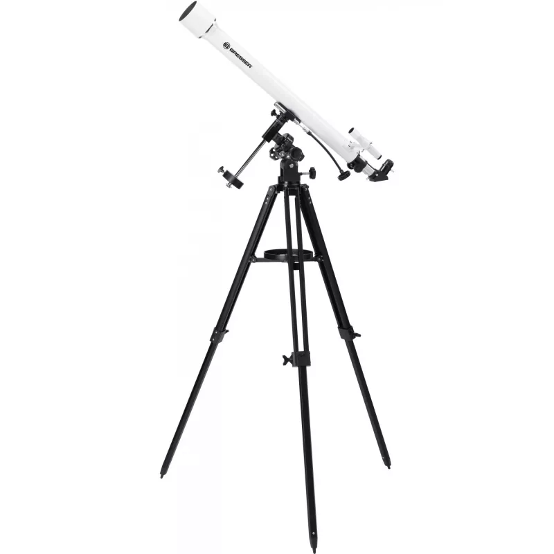 Telescópio refrator Bresser Optics CLASSIC 60/900 EQ 338x preto - branco (4660910)