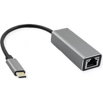 Conversor ROLINE USB3.2 Gen2 Type-C - 5 Gigabit Ethernet - Digital/Dados (12.02.1113)