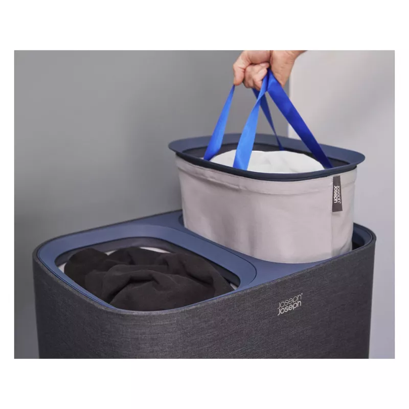 Cesto de separação de roupa Joseph Joseph Tota 90 L preto