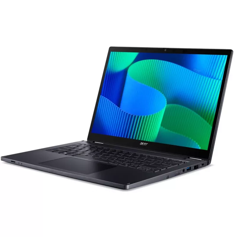 Portátil híbrido (2-em-1) Acer TravelMate TMP414RN-54-TCO-5496 — Intel Core Ultra 5 125U, 14 polegadas WUXGA Touch, 16 GB DDR5, 512 GB SSD, Windows 11 Pro, azul