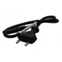HP - Cabo de alimentação - BS 1363 (M) para IEC 60320 C7 - 0,5 m - preto - Médio Oriente, Europa - para Deskjet F4210, F4213, F4224, F4230, F4250, F4273, F4274, F4275, F4283, F4288, F4292, F