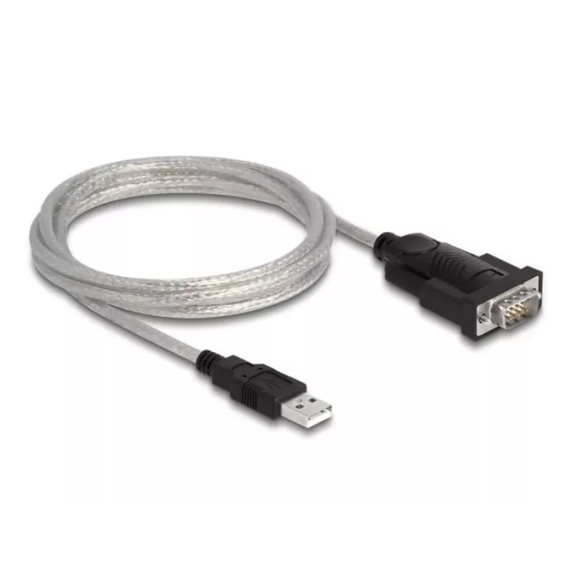 Adaptador DeLOCK USB 2.0 Type-A para série RS-232 D-Sub 9 + D-Sub 25