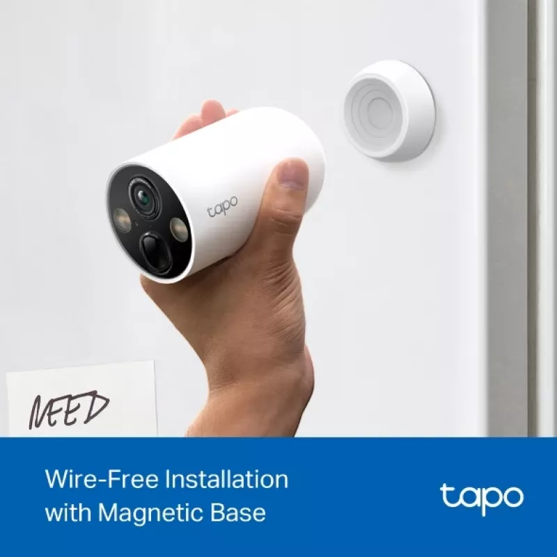 Câmara de vigilância sem fios inteligente TP-Link Tapo, pack de 2