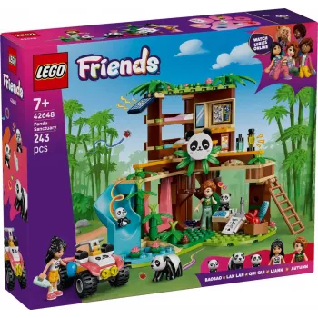 LEGO FRIENDS 42648 Santuário dos Pandas cuidados animais