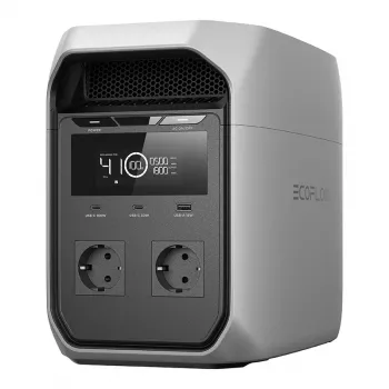 Estação de energia portátil EcoFlow Delta 3 Classic, capacidade de 1024 Wh