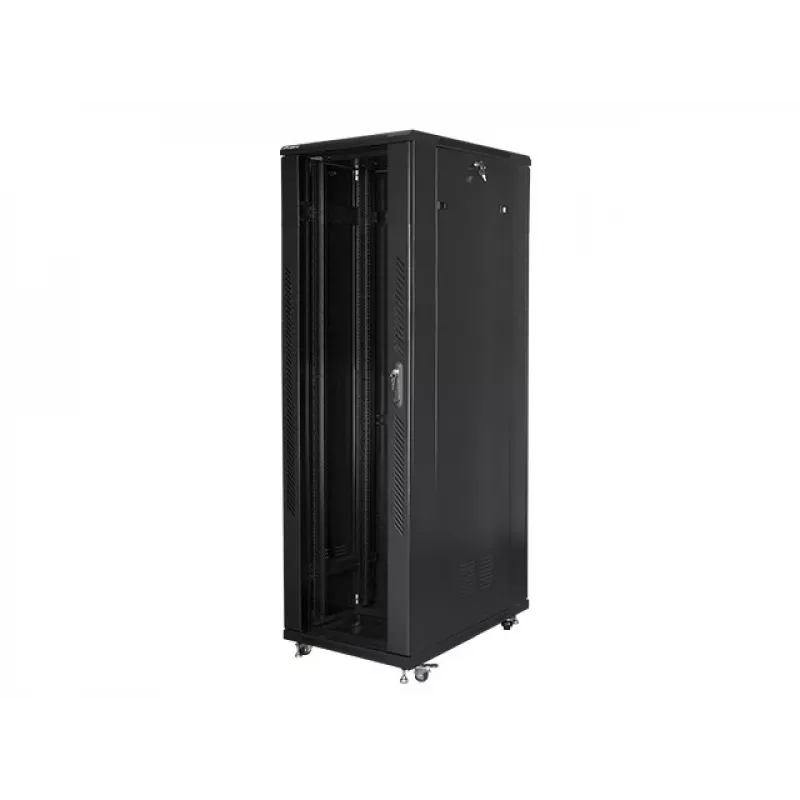 Lanberg | Armário rack independente 19 polegadas 42U/800x1000 (Flat Pack) | FF01-8042-12B | preto