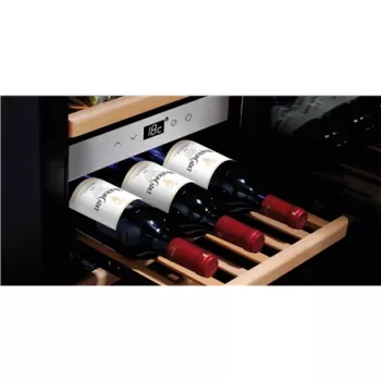 Garrafa climatizada Caso WineChef Pro 40 compressor aço inoxidável 40 garrafas