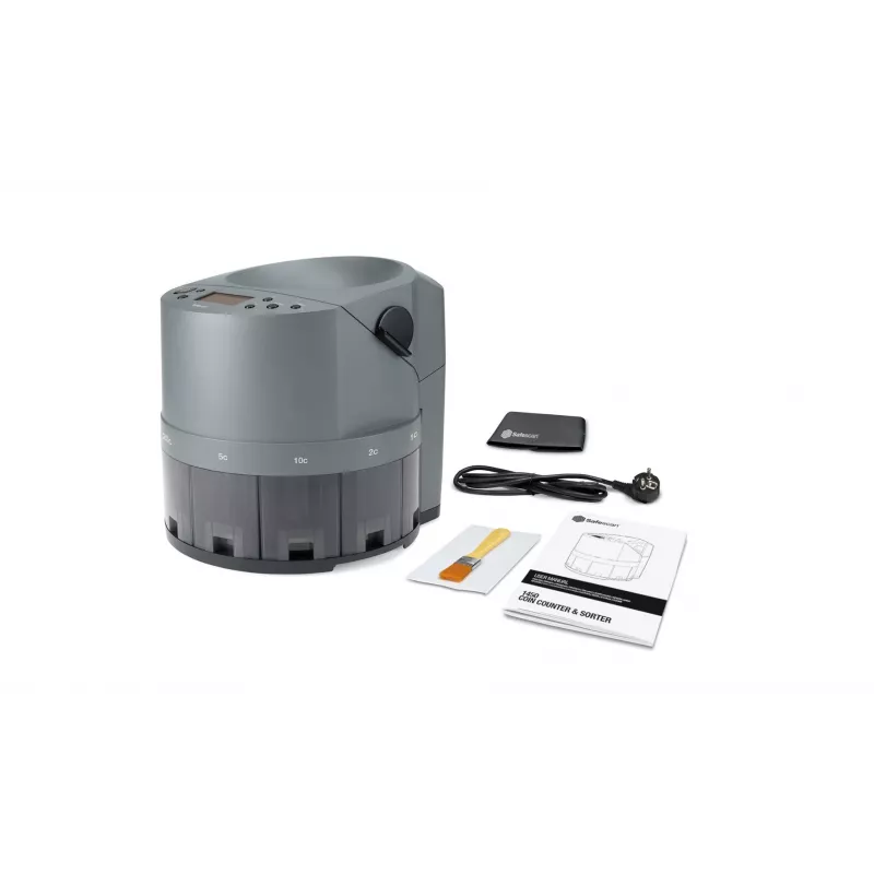 Máquina de contar moedas Safescan 1450 cinzento