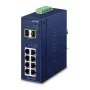 Switch gerido PLANET IP30 Industrial L2/L4 8 portas Gigabit Ethernet 10/100/1000