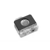 Indicador de caudal EK Water Blocks preto transparente 1/4 polegadas