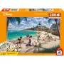 Thomas Kinkade Studios: Disney - Mickey & Minnie in Florida, puzzle 200 peças