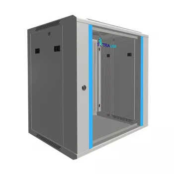 Armário de rack de parede Extralink 12U 600x450 cinzento