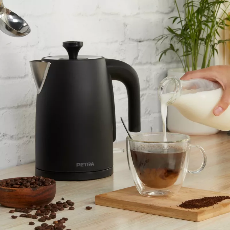 Chaleira Petra 1,7 l 3 kW preto mate