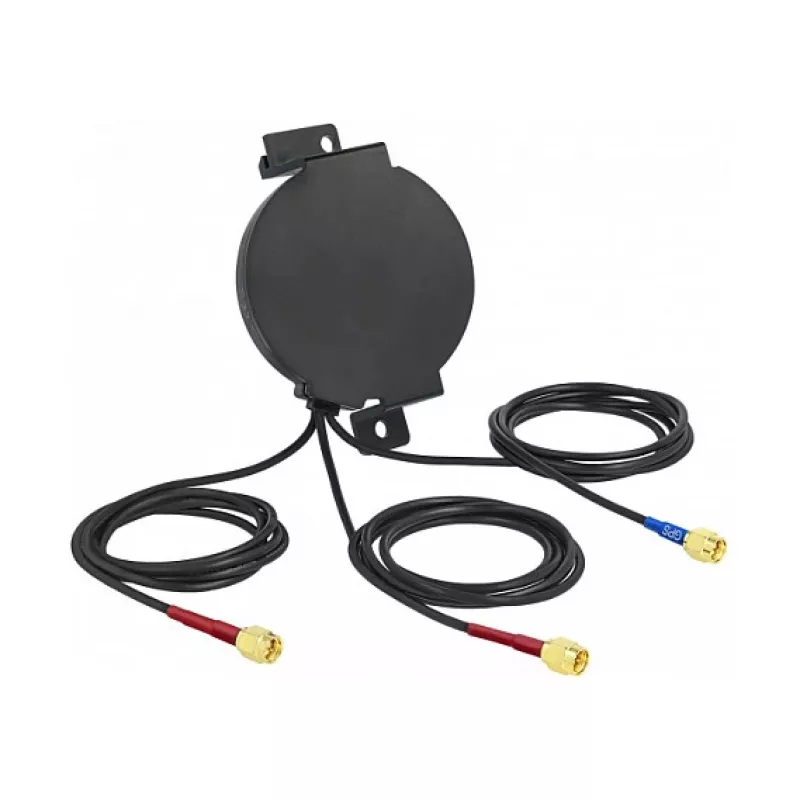 Antena DeLOCK LTE MIMO GNSS 3 x conector macho SMA RG-174 3 m exterior preto