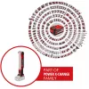 Luminária a bateria Power X-Change TE-CL 18/1000 S Li - Solo, 18 volts, luminária LED vermelha, sem bateria e carregador