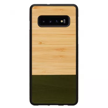 Capa para smartphone Man and Wood para Samsung Galaxy S10 Plus — Bamboo Forest preto