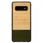 Capa para smartphone Man and Wood para Samsung Galaxy S10 Plus — Bamboo Forest preto