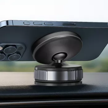 Suporte magnético para smartphone com ventosa de vácuo