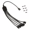 Cabo splitter ARGB 1 para 6 de 30 cm da Kolink PGW-AC-KOL-081