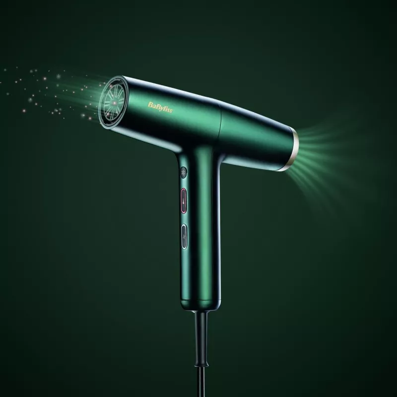 Secador de cabelo BaByliss Air Power Pro 1700 W dourado, verde
