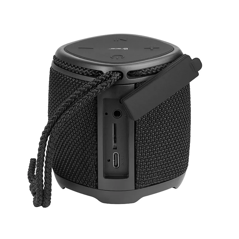 Altifalante estéreo portátil TRACER Splash S (Bluetooth 5.1, 5 W RMS, IPX5, bateria de 6 h) Preto