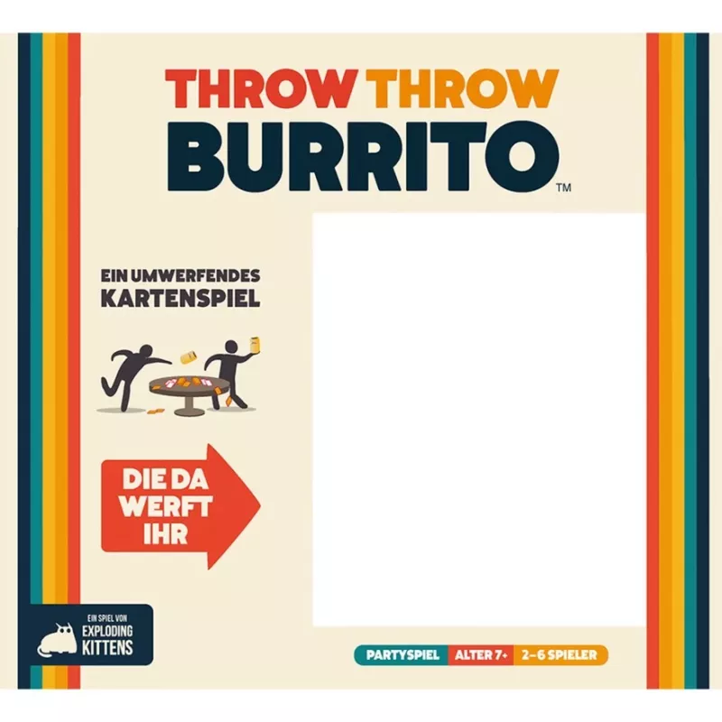 Throw Throw Burrito jogo de tabuleiro