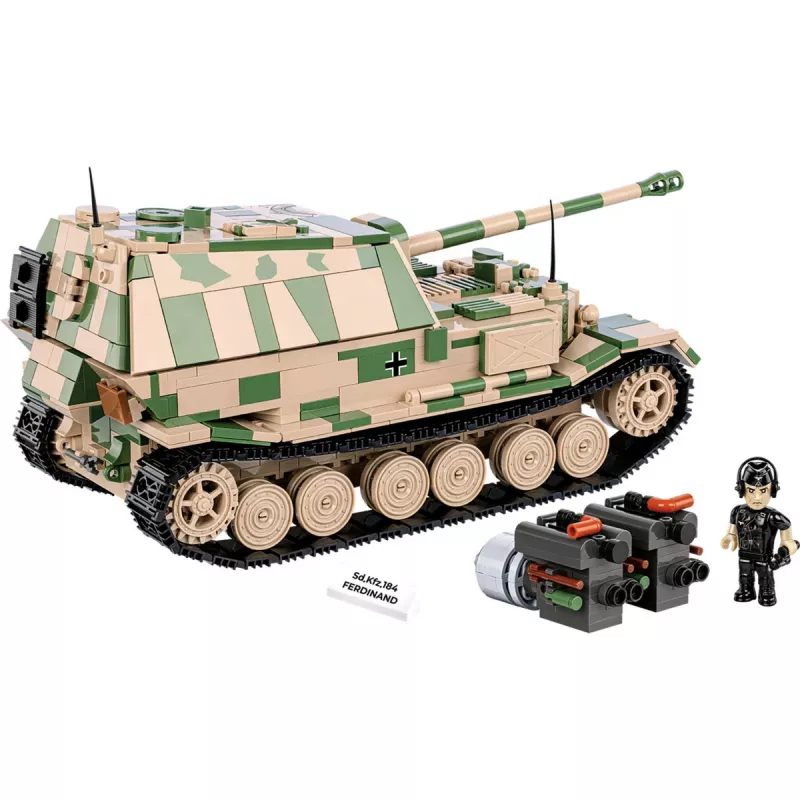 Cobi Historical Collection WWII SD. veículo. Ferdinand Panzer, multicolor