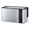 Torradeira automática de fenda longa AT 2590 (aço inoxidável/preto, 1.400 Watt, para 4 fatias de pão)