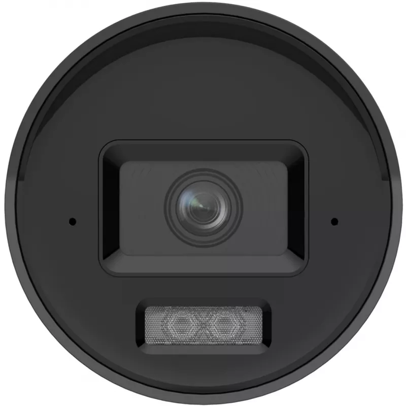 Câmara de vigilância IP Hikvision Pro Series ColorVu 4 MP Mini-Bullet fixa, 1/1,8 polegadas CMOS, 111,1° H, 30 fps, com fios, montagem na parede, preto