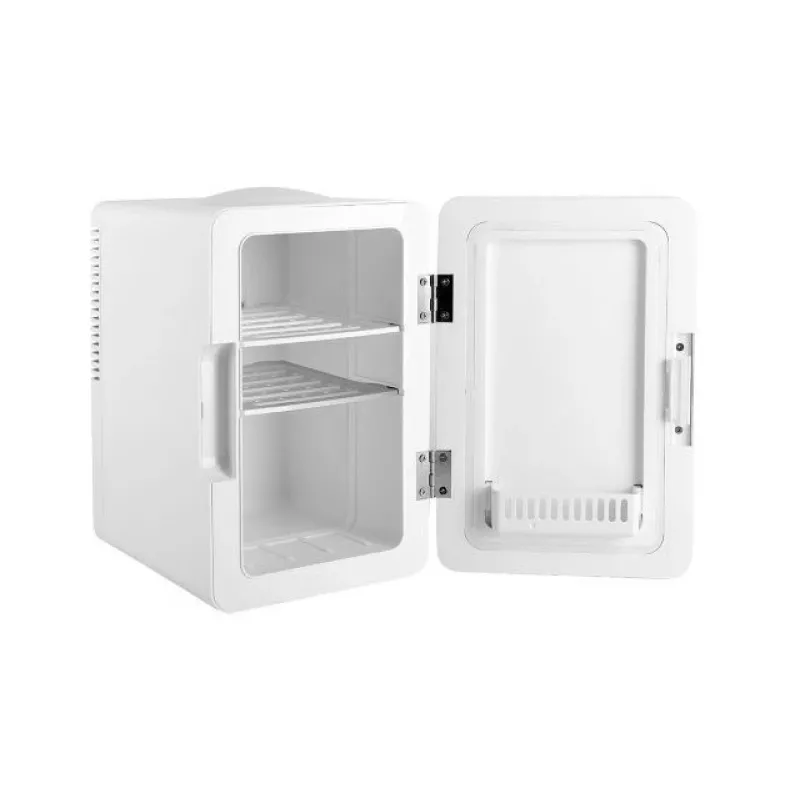 Mini-frigorífico com espelho de maquilhagem LED Elle ESDAFX04WHEU 4 L branco