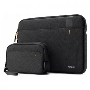 Capa para portátil Inateck LB01011-13S para portáteis de 13 polegadas com bolsa para acessórios, preta