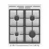 Fogão a gás independente com forno Gorenje GG5A10WFFM — placa de 4 bicos, forno de 70 l, superfície esmaltada, branco