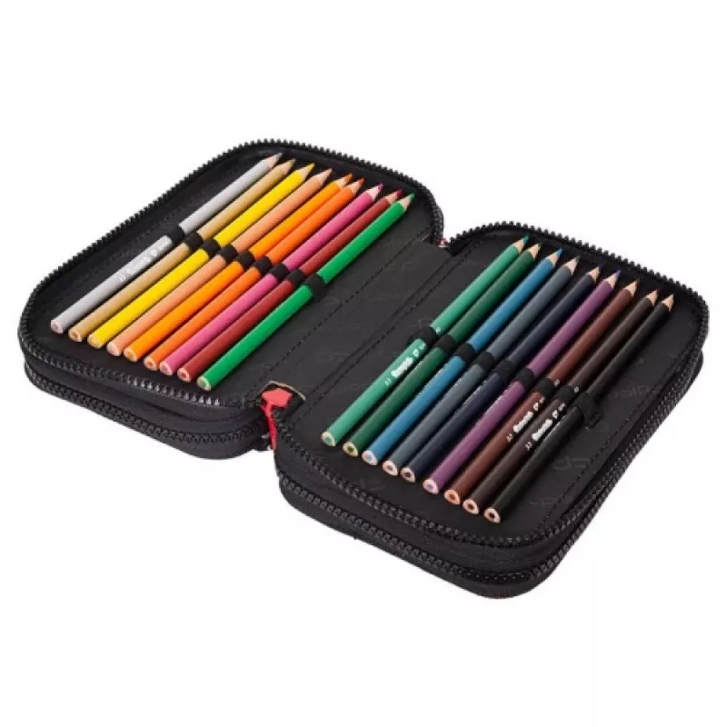 Estojo Cool pack Jumper 3 — organizador de material escolar de três andares com design de urso, tecido resistente