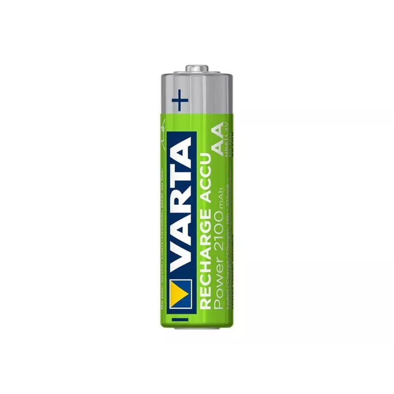VARTA HR6 AA Recharge Accu Power 2100 mAh 56706 pilhas recarregáveis 4 unidades verde, amarelo