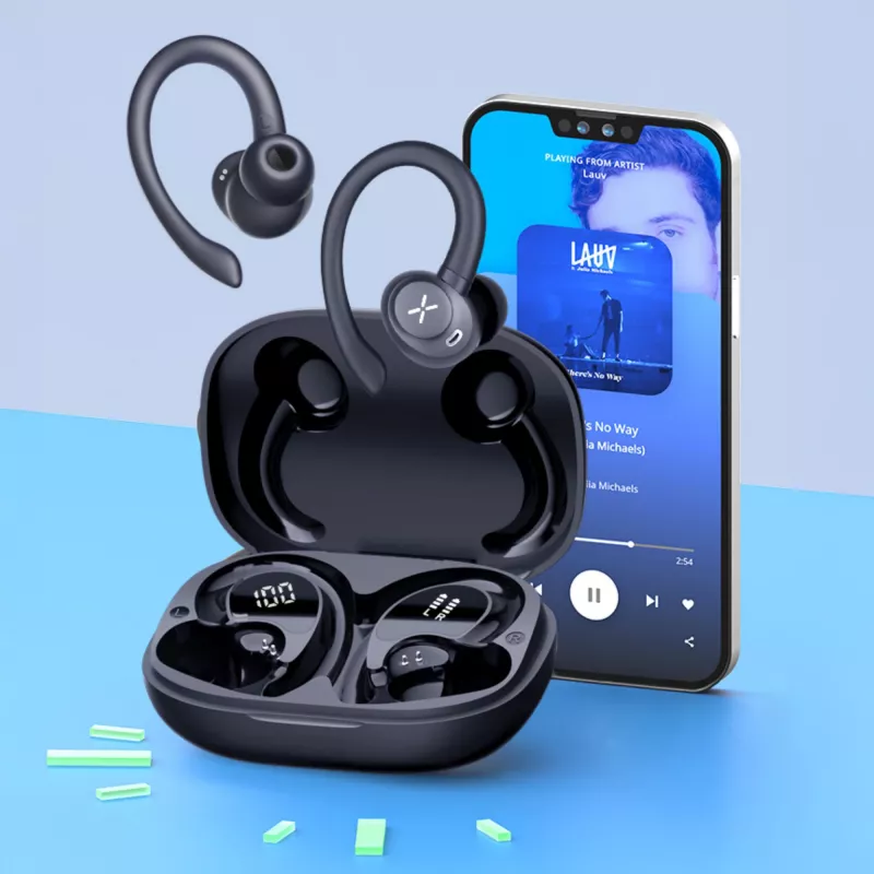 Auscultadores desportivos sem fios MANTA Rytmo Sport 2 MATWS012BK — True Wireless, In-Ear, preto