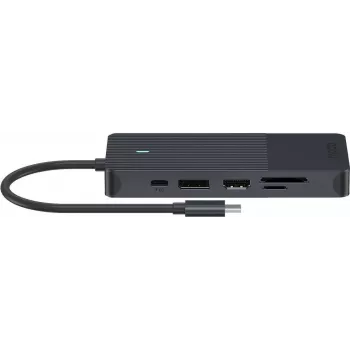 Placa/adaptador de interfaces Rapoo UCM-2006 3 - 5 mm - DisplayPort - HDMI - RJ-45 - USB 3.2 Gen 1 (3.1 Gen 1) - USB Type-C (00217693)