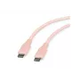 ROLINE Cabo USB 2.0 C-C ST/ST silicone 60W 1m rosa - cabo - digital/dados (11.02.9122)