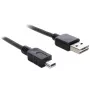 Cabo USB DeLOCK 3m USB 2.0 A - Mini-USB macho/macho