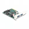 Placa DeLOCK PCI Express x4 para 2 x conector fêmea USB 10 Gbit/s Type-A externo Low Profile