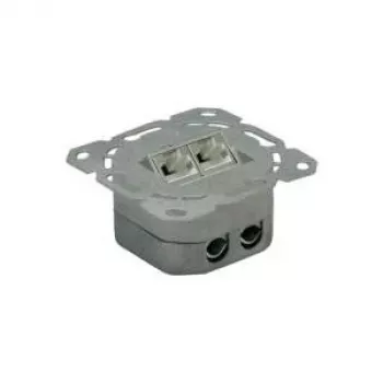 Tomada VALUE Cat.6a, 2x STP, encastrar, vertical, branco (25.99.8491)