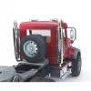 Camião articulado de brincar com acessório JCB 4CX, BRUDER, modelo BR-02813, construção em ABS, multicolor