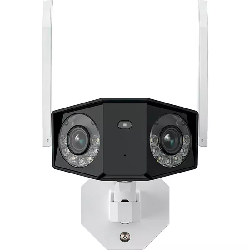Reolink Duo Series W730 - Câmara Wi-Fi exterior 4K, lente dupla, vista panorâmica de 180°, deteção de pessoas/veículos/animais