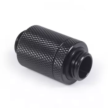 Alphacool ES D-Plug 25,5 mm G1/4 macho para G1/4 macho - Deep preto (17580)