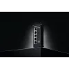 Teltonika NETWORKS TSF010 switch Ethernet plano, não gerido, Fast Ethernet (10/100), calha DIN, preto